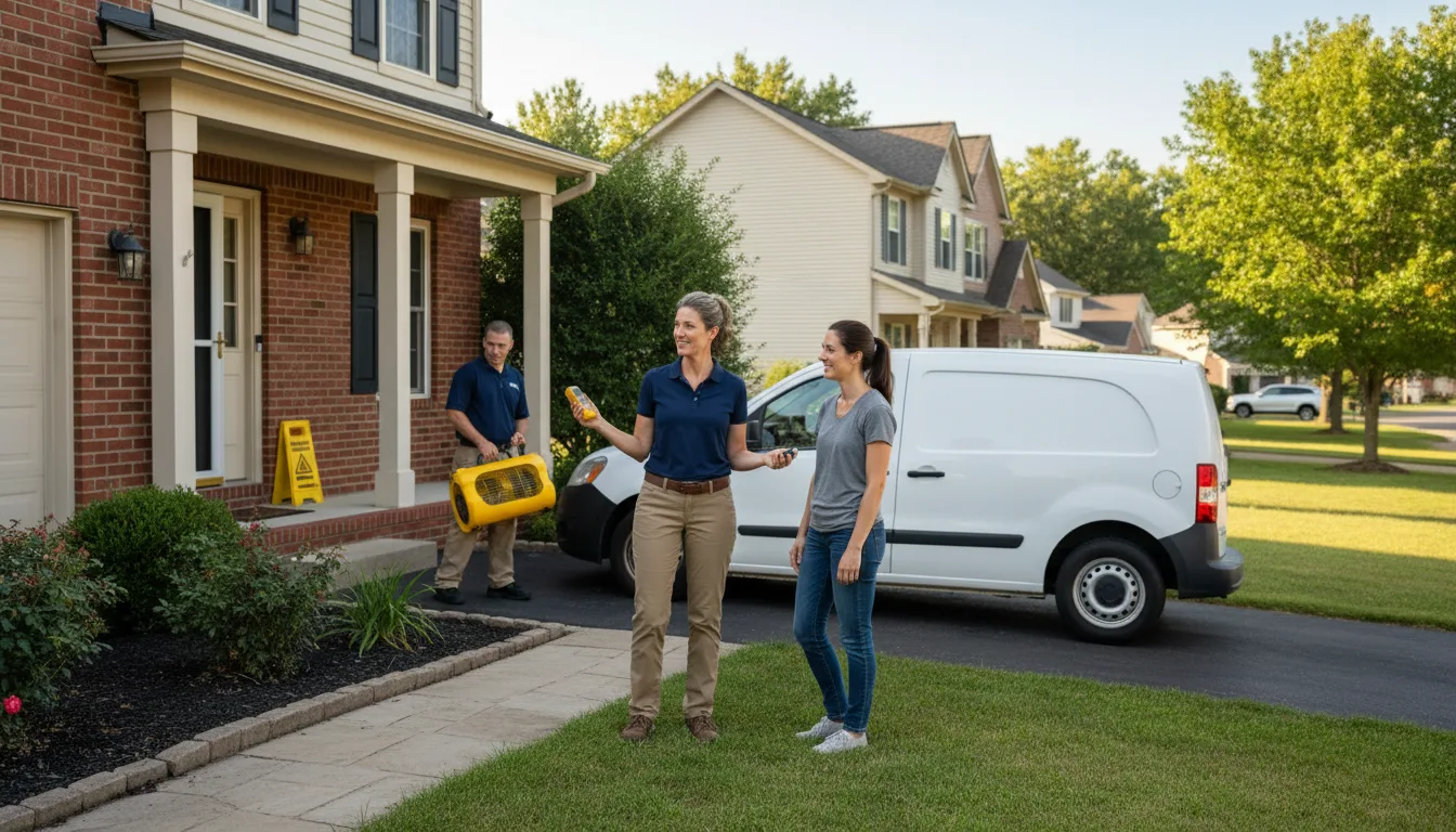Water restoration image for Dehumidification And Cleanup Services in Glen Ullin, ND